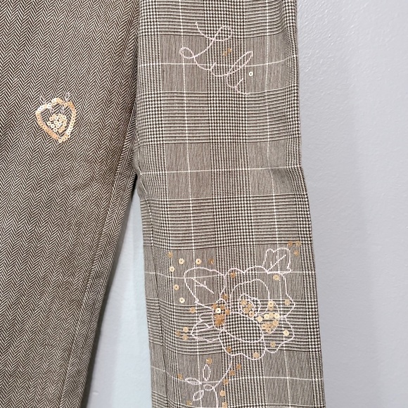 Lili Gaufrette Little Girls Embellished Wide Leg Pants - Picture 5 of 12